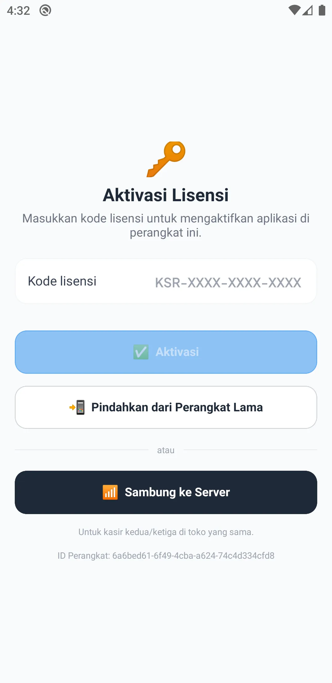 Aktivasi HP