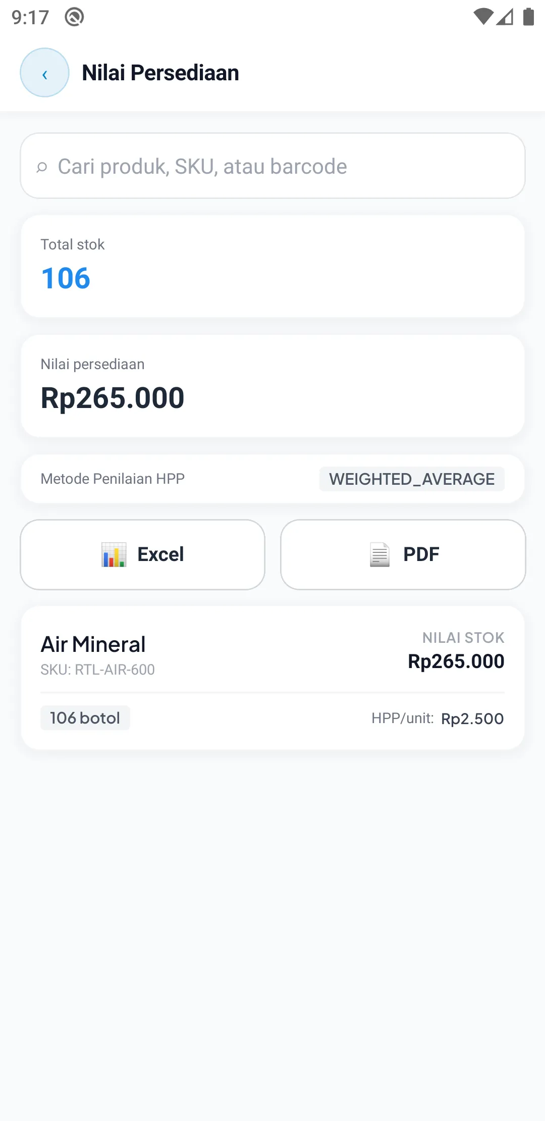 Stok HP