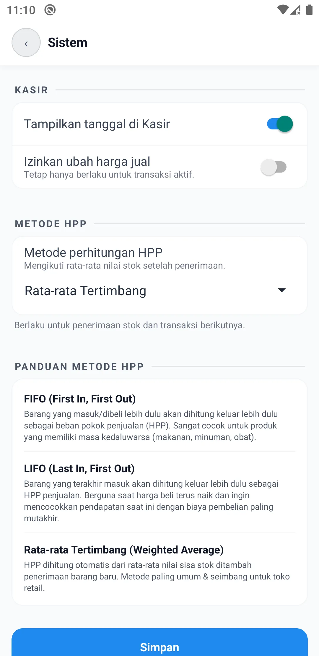 Sistem HP