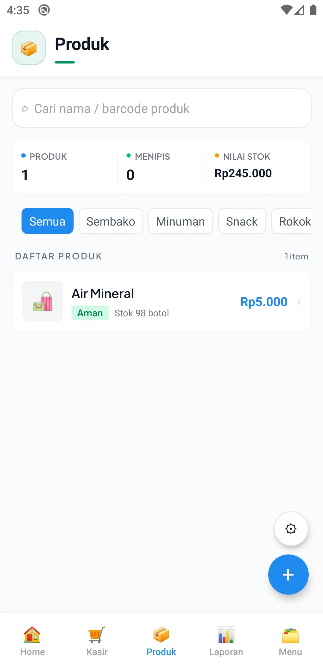 Daftar produk HP